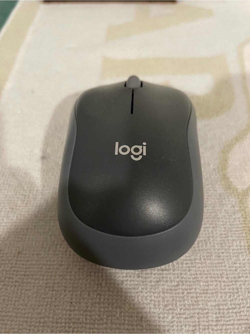 Logitech M185 Wireless Mouse - Dark Gray and Gray